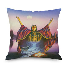 Ancient Egyptian Character Art Retro Cushion Cover 45×45cm Home Decoration Pillow Covers Office Car Decor