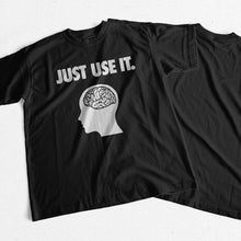 COOLMIND 100% cotton short sleeve men T shirt casual just use it funny o-neck tshirt loose men T-shirt tops tee shirts