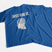 COOLMIND 100% cotton short sleeve men T shirt casual just use it funny o-neck tshirt loose men T-shirt tops tee shirts