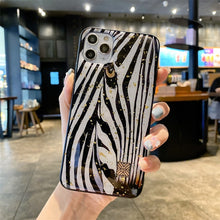 Chic Cute Cartoon Anime Sloth Leopard Silicone Case For iPhone 13 12 11 Pro Xs Max Mini SE X XR 7 8 Plus Glitter Gold Foil Cover