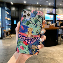 Chic Cute Cartoon Anime Sloth Leopard Silicone Case For iPhone 13 12 11 Pro Xs Max Mini SE X XR 7 8 Plus Glitter Gold Foil Cover