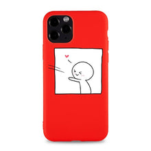 Couple Phone Case for IPhone 6s 7 8 11 12 Plus Pro Mini X XS MAX XR SE Funny Cases Soft Silicone Fitted Shell Covers Accessories
