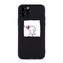 Couple Phone Case for IPhone 6s 7 8 11 12 Plus Pro Mini X XS MAX XR SE Funny Cases Soft Silicone Fitted Shell Covers Accessories