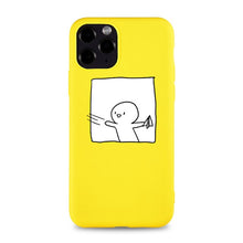 Couple Phone Case for IPhone 6s 7 8 11 12 Plus Pro Mini X XS MAX XR SE Funny Cases Soft Silicone Fitted Shell Covers Accessories
