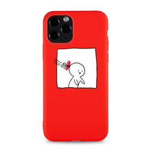 Couple Phone Case for IPhone 6s 7 8 11 12 Plus Pro Mini X XS MAX XR SE Funny Cases Soft Silicone Fitted Shell Covers Accessories
