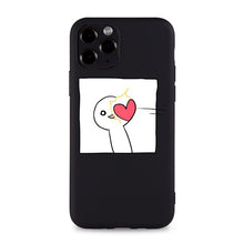 Couple Phone Case for IPhone 6s 7 8 11 12 Plus Pro Mini X XS MAX XR SE Funny Cases Soft Silicone Fitted Shell Covers Accessories