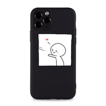 Couple Phone Case for IPhone 6s 7 8 11 12 Plus Pro Mini X XS MAX XR SE Funny Cases Soft Silicone Fitted Shell Covers Accessories