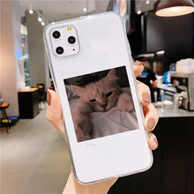 Cute Cat Eat Bread Soft TPU Cover Case For iPhone 11 7 8 Plus XS Max XR Cases iPhone 12 Pro SE 2020 Shell Popular Funny Design