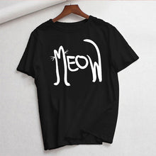 Cute Cat T Shirt Women Casual Funny Print Tshirt Harajuku Kawaii Fashion T-shirt Summer Short Sleeve Top Tees Female