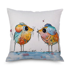 Funny Cartoon Animal  Cat Elephant Pillow Case Cushion Cover Car Comfortable Decorative Pillowcase Seat Room Sofa Decor