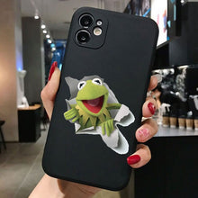 Funny Cute pet kermit The Frog Memes Phone Case For iPhone 13 pro 12 Pro 11 pro Max 6 6S 8 7 Plus X XR XS MAX TPU Silicone Cover