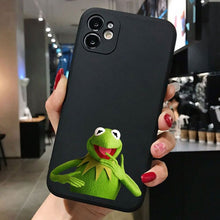Funny Cute pet kermit The Frog Memes Phone Case For iPhone 13 pro 12 Pro 11 pro Max 6 6S 8 7 Plus X XR XS MAX TPU Silicone Cover