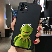 Funny Cute pet kermit The Frog Memes Phone Case For iPhone 13 pro 12 Pro 11 pro Max 6 6S 8 7 Plus X XR XS MAX TPU Silicone Cover