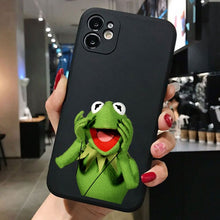 Funny Cute pet kermit The Frog Memes Phone Case For iPhone 13 pro 12 Pro 11 pro Max 6 6S 8 7 Plus X XR XS MAX TPU Silicone Cover