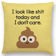 Funny Phrase Cartoon Cushion Cover Happy Days Beer Bread Boomerang Rainbow Cute Food Tool Book Sofa Throw Pillow Case