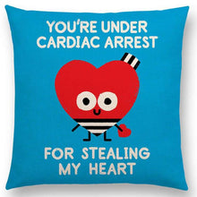 Funny Phrase Cartoon Cushion Cover Happy Days Beer Bread Boomerang Rainbow Cute Food Tool Book Sofa Throw Pillow Case