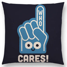 Funny Phrase Cartoon Cushion Cover Happy Days Beer Bread Boomerang Rainbow Cute Food Tool Book Sofa Throw Pillow Case