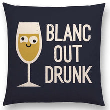 Funny Phrase Cartoon Cushion Cover Happy Days Beer Bread Boomerang Rainbow Cute Food Tool Book Sofa Throw Pillow Case