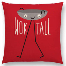 Funny Phrase Cartoon Cushion Cover Happy Days Beer Bread Boomerang Rainbow Cute Food Tool Book Sofa Throw Pillow Case