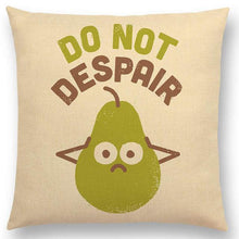 Funny Phrase Cartoon Cushion Cover Happy Days Beer Bread Boomerang Rainbow Cute Food Tool Book Sofa Throw Pillow Case