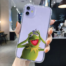 Funny kermit The Frog Memes Cute Phone Case For iPhone 12 Pro 11 pro MAX XR 6s 8 7 Plus X XS TPU Soft Case for iphone 13 pro max