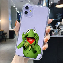 Funny kermit The Frog Memes Cute Phone Case For iPhone 12 Pro 11 pro MAX XR 6s 8 7 Plus X XS TPU Soft Case for iphone 13 pro max