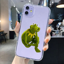 Funny kermit The Frog Memes Cute Phone Case For iPhone 12 Pro 11 pro MAX XR 6s 8 7 Plus X XS TPU Soft Case for iphone 13 pro max