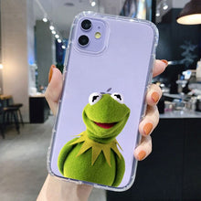 Funny kermit The Frog Memes Cute Phone Case For iPhone 12 Pro 11 pro MAX XR 6s 8 7 Plus X XS TPU Soft Case for iphone 13 pro max