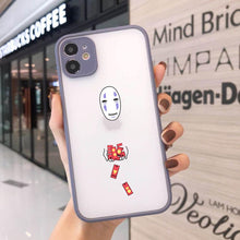 JAMULAR Cartoon Anime Happy Totoro Phone Case For iPhone 13 12 Pro 11 XS MAX X 7 XR SE2 8 6Plus Hard Silicone Cover Matte Fundas