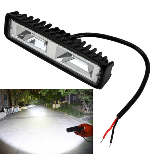 LED Headlights 12-24V For Auto Motorcycle Truck Boat Tractor Trailer Offroad Working Light 48W LED Work Light Spotlight
