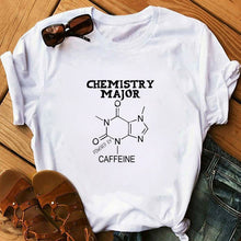 tshirt Women kawaii Chemistry is awesome printed funny graphic tees women harajuku summer white t shirt Female Tee Tops