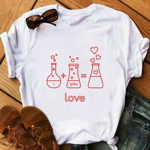 tshirt Women kawaii Chemistry is awesome printed funny graphic tees women harajuku summer white t shirt Female Tee Tops