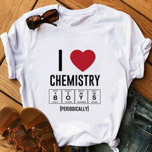 tshirt Women kawaii Chemistry is awesome printed funny graphic tees women harajuku summer white t shirt Female Tee Tops