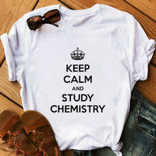 tshirt Women kawaii Chemistry is awesome printed funny graphic tees women harajuku summer white t shirt Female Tee Tops